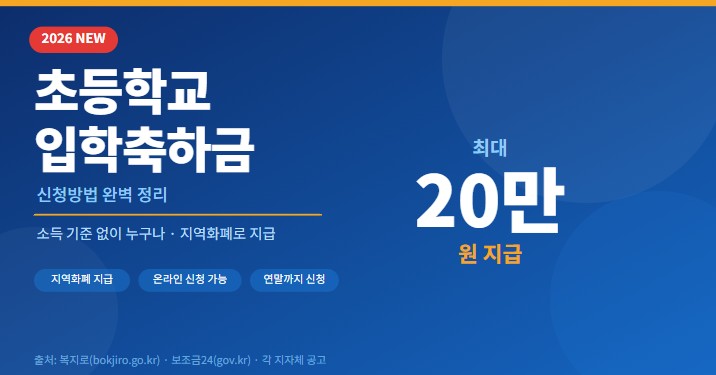 초등학교-입학지원금