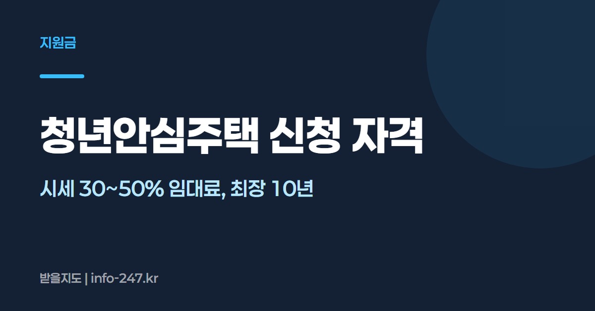 청년안심주택